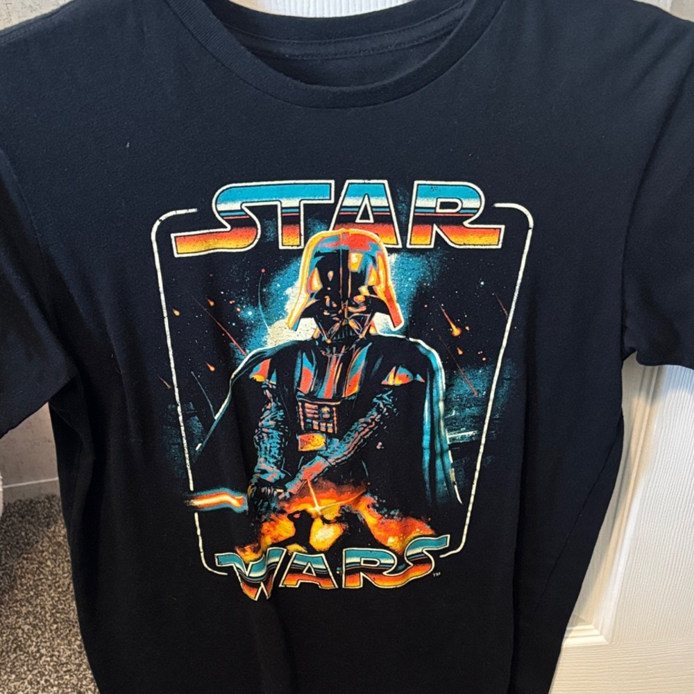 Star Wars Black and Orange Crewneck Sweater